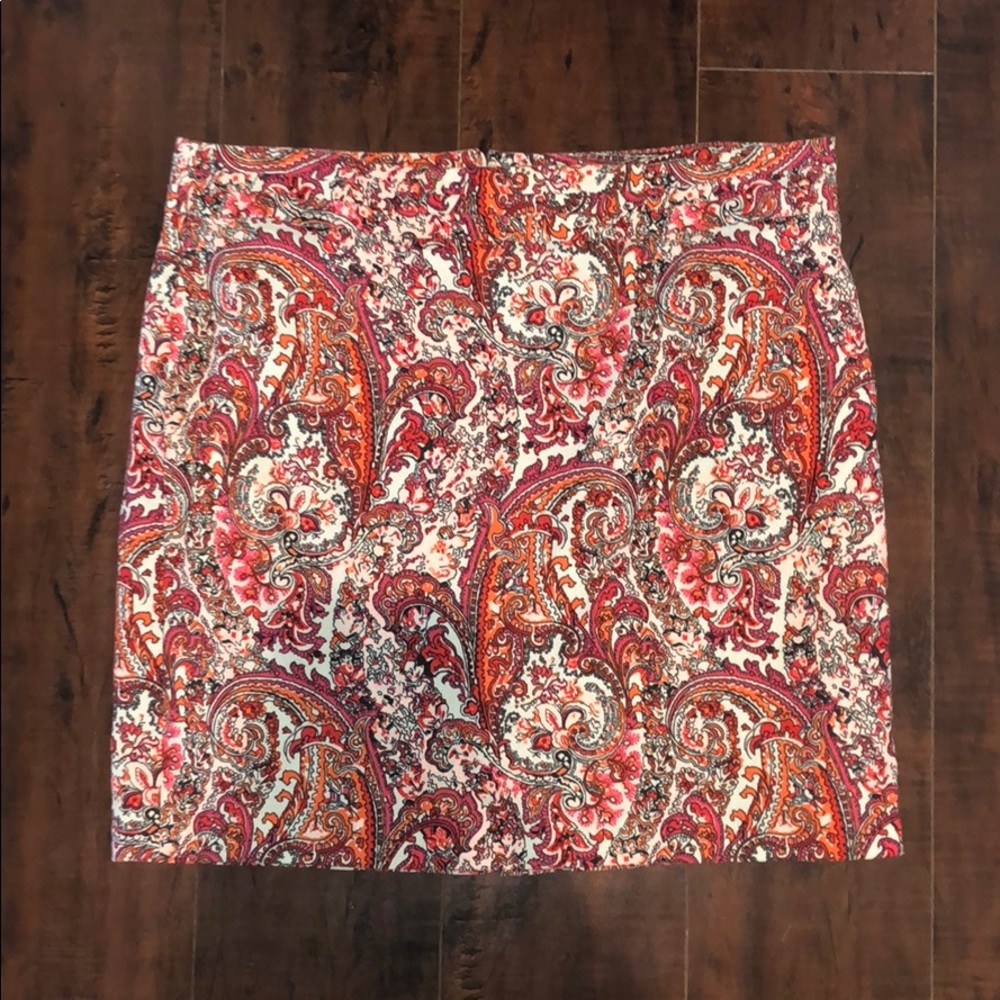 Loft Patterned Skirt